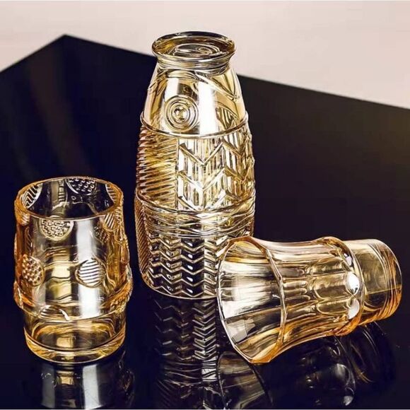 COPY - Fish Design Drinking Glasses, Stackable Drinking Glasses, Colored Bevera… - Picture 3 of 5